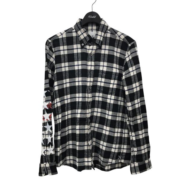 【値下げ】uniform experiment スタープリントネルシャツ UE-189030 ホワイ...