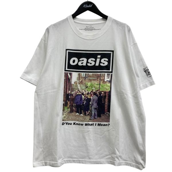 【値下げ】Adam et Rope×oasis プリントTシャツ ホワイト サイズ：XL (渋谷神南...
