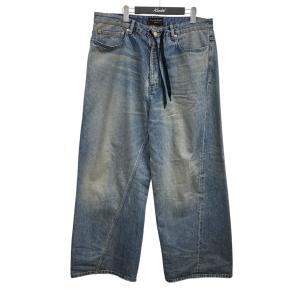 BALENCIAGA（バレンシアガ） 24SS DENIM SIZE STICKER BAGGY 767977