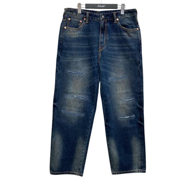 【値下げ】EVISU×GDC WASHED 5P RELAX FIT JEANS デニムパンツ イン...
