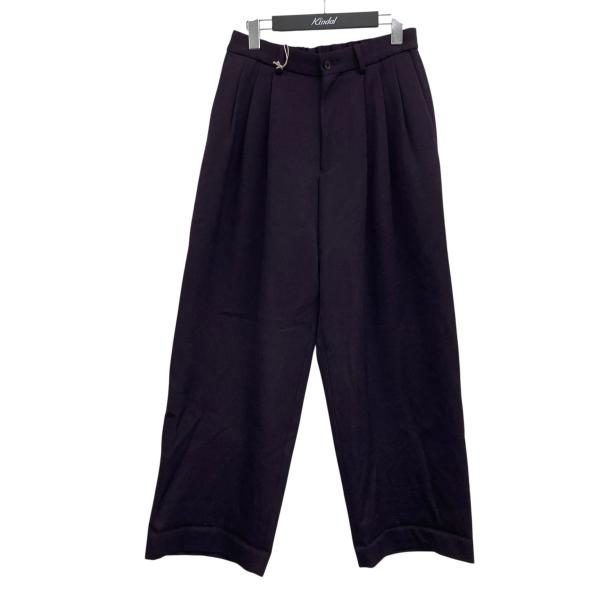 マーカウェア MARKAWARE ワイドスラックス パープル サイズ：2
