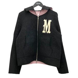 エムエーエスユー MASU 【BAT COLLAR ZIP-UP JACKET】 ウールジャケット MPFW-BL0124 グレー×ピンク サイズ：4
