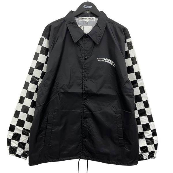 【値下げ】COMME des GARCONS CHECKER SL COACH JACKET チェッ...