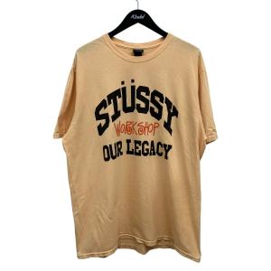 【値下げ】stussy×OUR LEGACY プリントTシャツ イエロー サイズ：L (渋谷神南店)