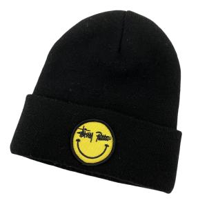 ステューシー stussy ニット帽 ブラック サイズ：-