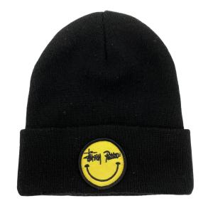 ステューシー stussy ニット帽 ブラック...の詳細画像1