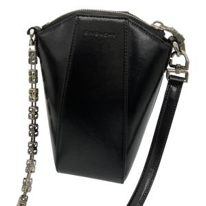 GIVENCHY アンティゴナミニバーティカル2WAYバッグ ブラック×シルバー (渋谷神南店)