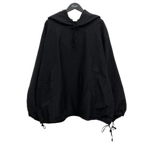 コモリ COMOLI リップストップスモックパーカ ブラック サイズ：3