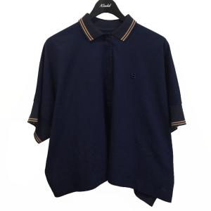 sacai 21SS「Cotton Jersey Polo Shirt」 オーバーサイズポロシャツ (銀座店) 220403｜kindal