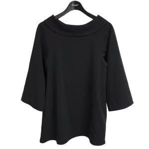 シーマリー cccmalie ギャザーワイドパンツ イージー タック 40 黒  