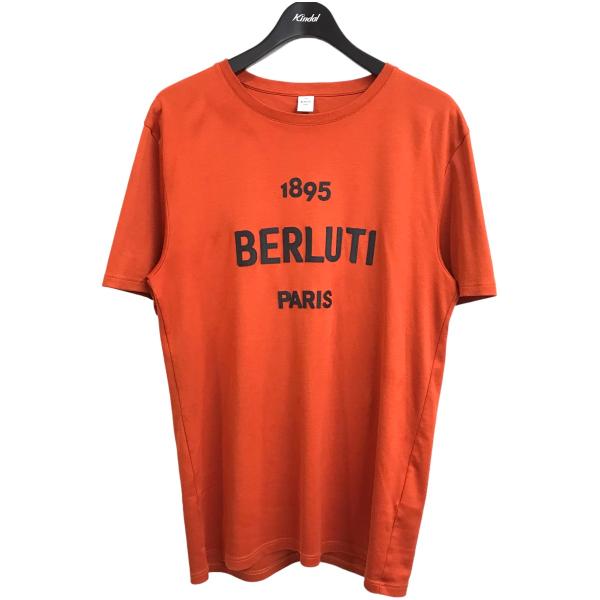 【値下げ】Berluti ロゴTシャツ オレンジ サイズ：M (銀座店)