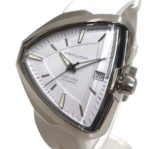 【値下げ】HAMILTON 「ベンチュラ エルヴィス80」自動巻き腕時計 ホワイト (EC)