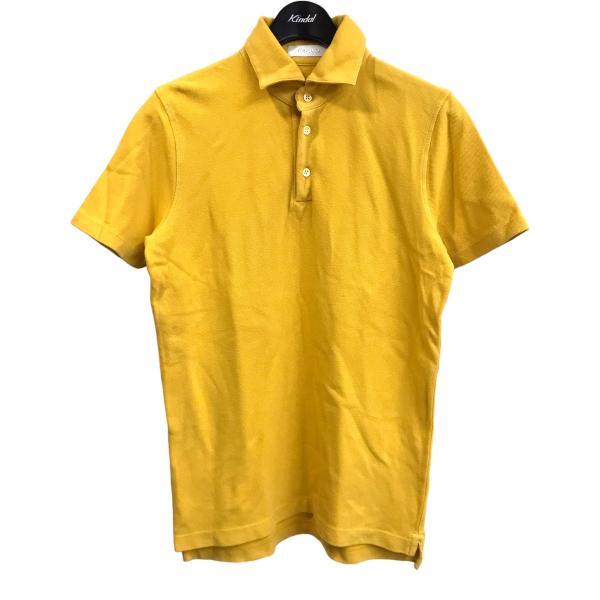 【値下げ】cruciani ポロシャツ イエロー サイズ：46 (銀座店)
