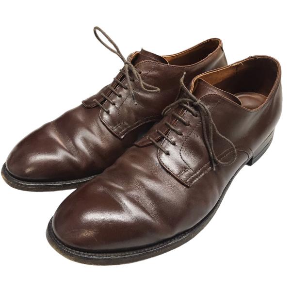 【値下げ】ALDEN 「PLAIN TOE OXFORD」プレーントゥレザードレスシューズ ２ サイ...