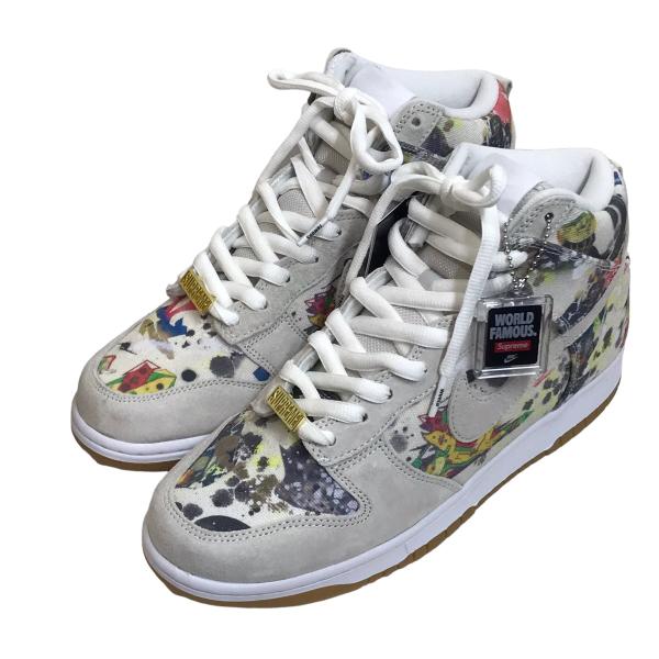 【値下げ】NIKE SB×Supreme Dunk High Rammellzee ハイカットスニー...