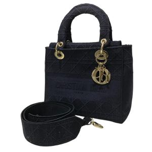 Christian Dior 2WAYハンドバッグ ネイビー (銀座店)