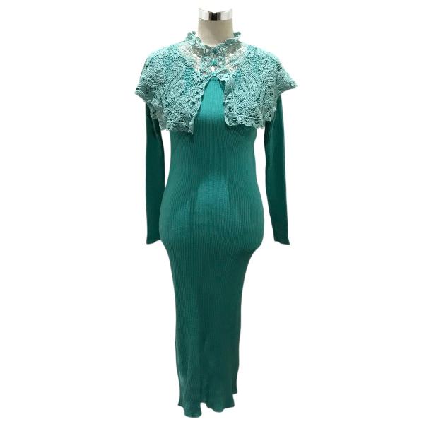 【値下げ】AMERI 【LACE COLLAR SET DRESS】 レースカラーセットワンピース ...