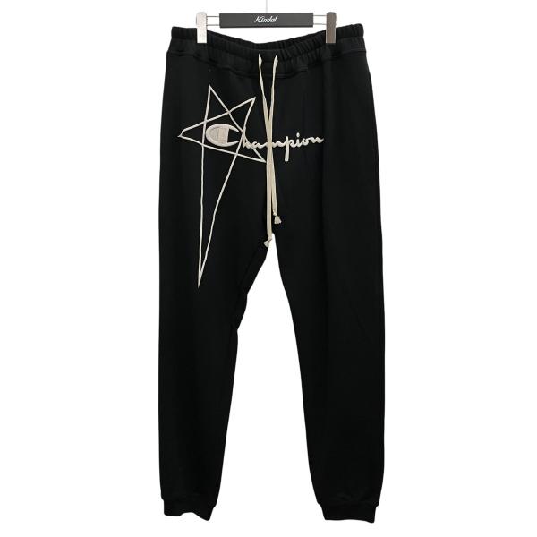 リックオウエンス×チャンピオン RICK OWENS×Champion ロゴ刺繍ジョガーロングパンツ...