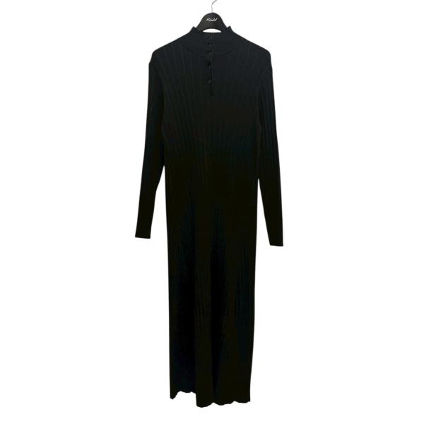 【値下げ】RIM．ARK Open collar high neck OP ニットワンピース 460...