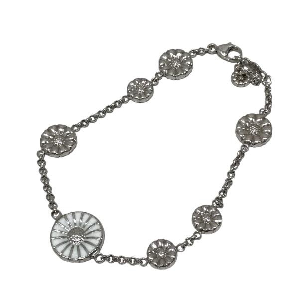 ジョージジェンセン Georg Jensen デイジーフラワーブレスレット シルバー