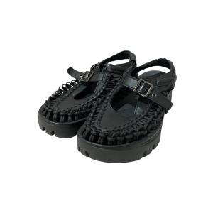 ノワールケイニノミヤ×キーン noir kei ninomiya×KEEN レザーサンダル ブラック サイズ：25cm