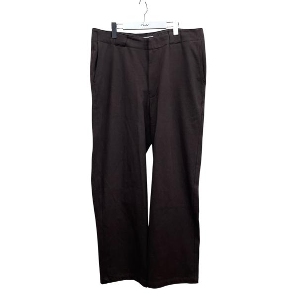 レディホワイトカンパニー LADY WHITE Co． イージースラックスパンツ ブラウン サイズ：...