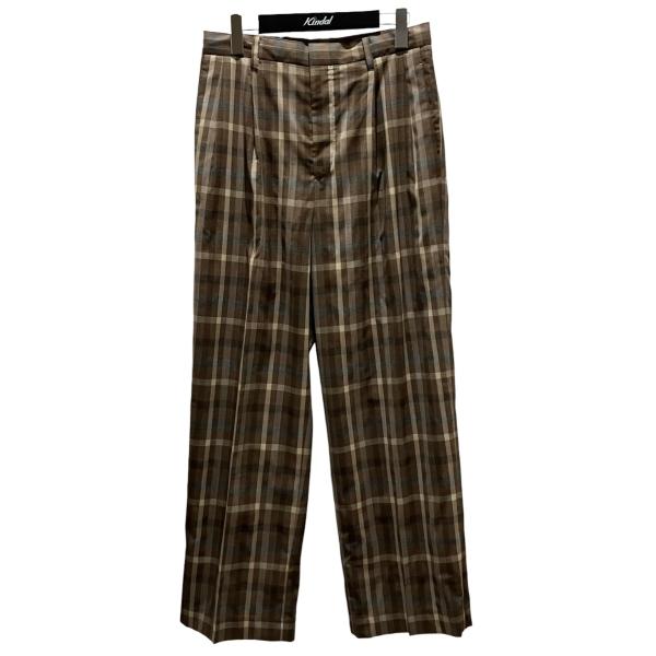 オーラリー AURALEE 26SS 【SUPER FINE TROPICAL WOOL CHECK...