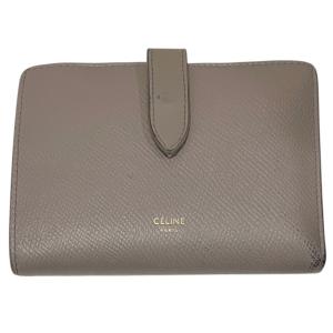 セリーヌ CELINE 2つ折り財布 グレー