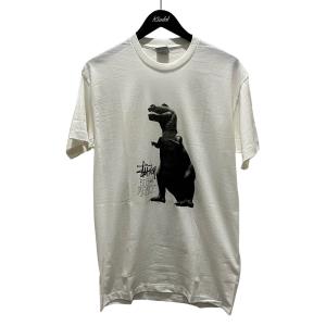 ステューシー stussy 00s 【DINOSAUR】 半袖Tシャツ ホワイト サイズ：M
