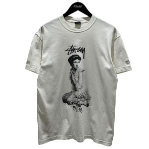 ステューシー stussy 00s 【25th LADY】 半袖Tシャツ ホワイト サイズ：M