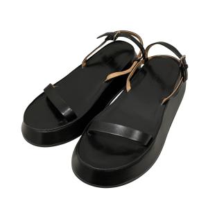 JIL SANDER ストラップサンダル ブラック サイズ：37 (銀座店)