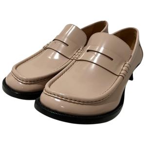 ロエベ LOEWE ローファー 092309 ベージュ サイズ：37