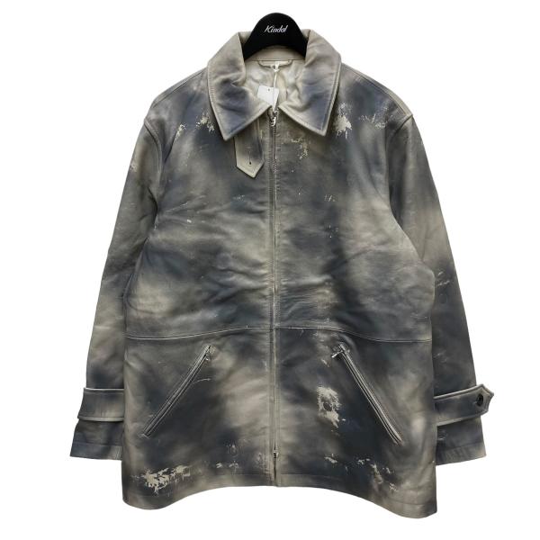 【値下げ】YOKE ×吾亦紅　LEATHER ZIP BLOUSON SP　YK23SS0456B-...