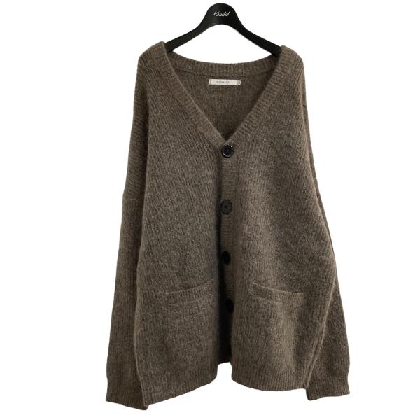 【値下げ】VICTIM＆COM 「MOHAIR BIG CARDIGAN」モヘヤ混カーディガン ベー...