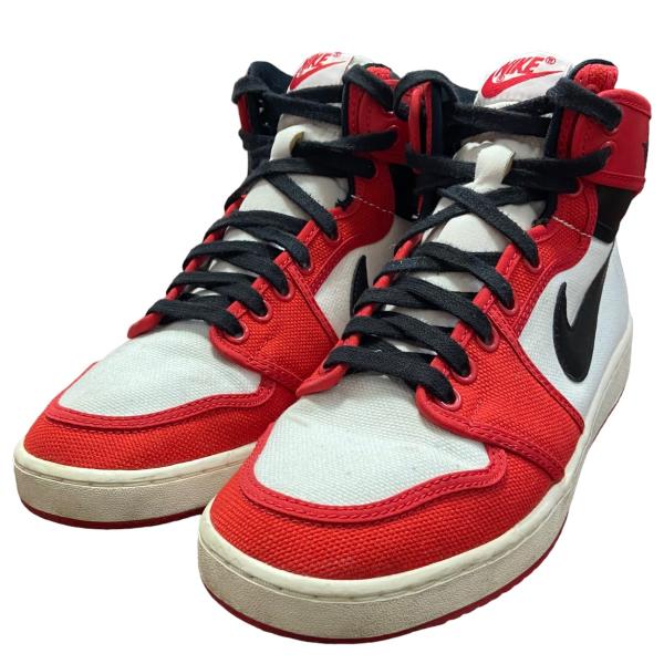 ナイキ 「AIR JORDAN 1 Retro KO CHICAGO」ハイカットスニーカー レッド×...