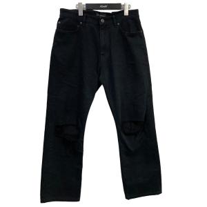 【値下げ】BALENCIAGA 23AW 「LOOSE FIT BUCKLE PANTS IN BLACK」 デニムパンツ ブラック サイズ：S (新宿店)｜kindal