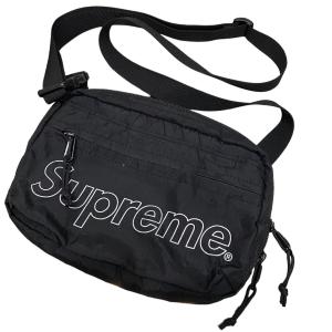 シュプリーム SUPREME 18AW 「shoulder bag」ロゴショルダーバッグ ブラック｜kindal