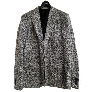 ボッテガヴェネタ BOTTEGA VENETA グラフィックジャケット グレー サイズ：50｜kindal