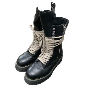 リックオウエンス×ドクターマーチン RICK OWENS×Dr．Martens 18ホールブーツ ブ...