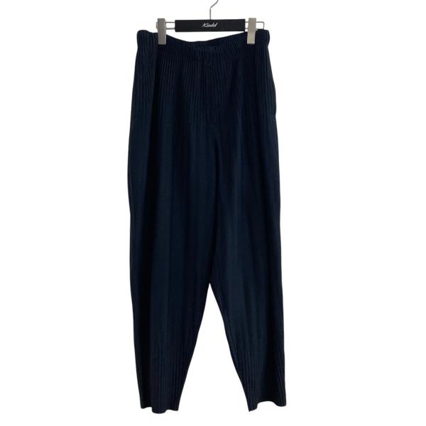 【値下げ】PLEATS PLEASE プリーツパンツ HP55JF051 ネイビー サイズ：2 (静...