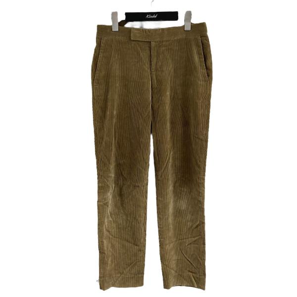 【値下げ】AURALEE コーディロイテーパードスラックスパンツ キャメル サイズ：3 (EC)