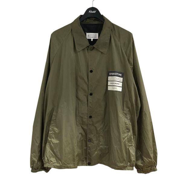 【値下げ】Maison Margiela 10 ロゴステレオタイプナイロンジャケット S50AM03...