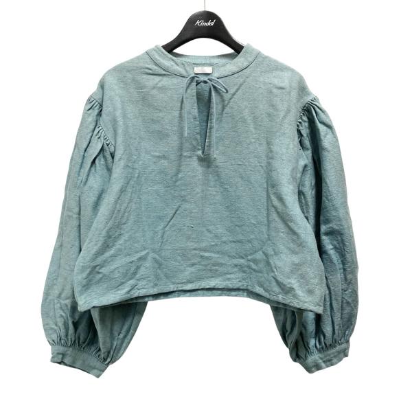 【値下げ】SEEALL シルク紐ブラウス SAW11 SH311 スカイブルー サイズ：36 (和歌...
