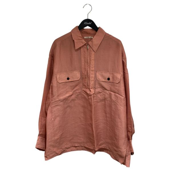 【値下げ】CURRENTAGE ハーフジップシャツ A2552FB303 「WASHER TAFFT...