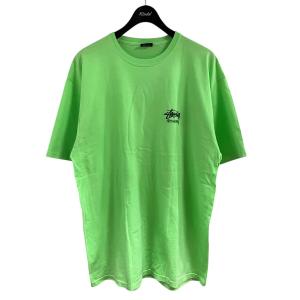 ステューシー STUSSY コンドルプリントTシャツ ネオングリーン サイズ：XL