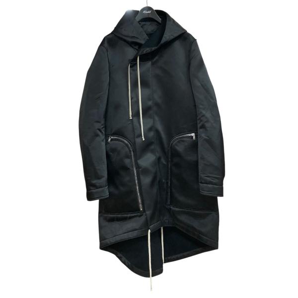 リックオウエンス RICK OWENS バウハウス フィッシュテールジップコート ブラック サイズ：...