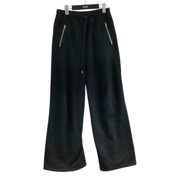 ネバーフォーゲット NVRFRGT ジップポケットスウェットパンツ EXP81241P01 ブラック...
