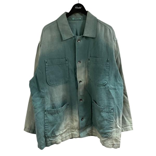 オーラリー AURALEE ワシキャンバスジャケット グリーン サイズ：4