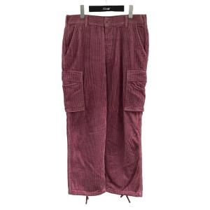 【値下げ】Supreme ワイドコーデュロイカーゴパンツ ピンク サイズ：30 (EC)