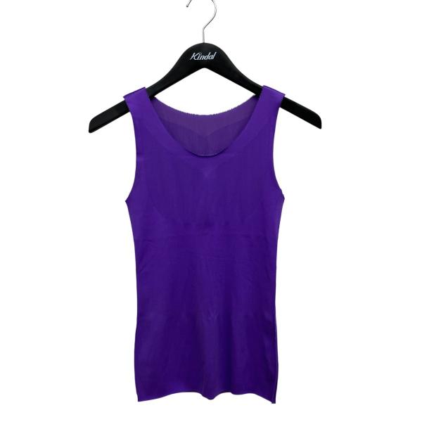 【値下げ】me ISSEY MIYAKE タンクトップ MI42KR291 パープル (フレスポ東大...